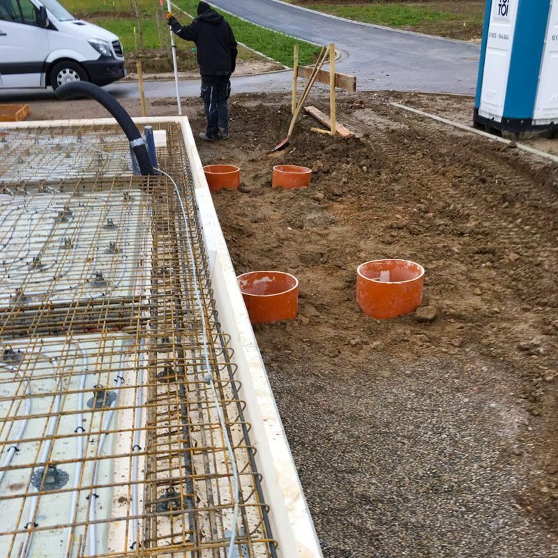 Punktfundament – Baustellenfoto 4
