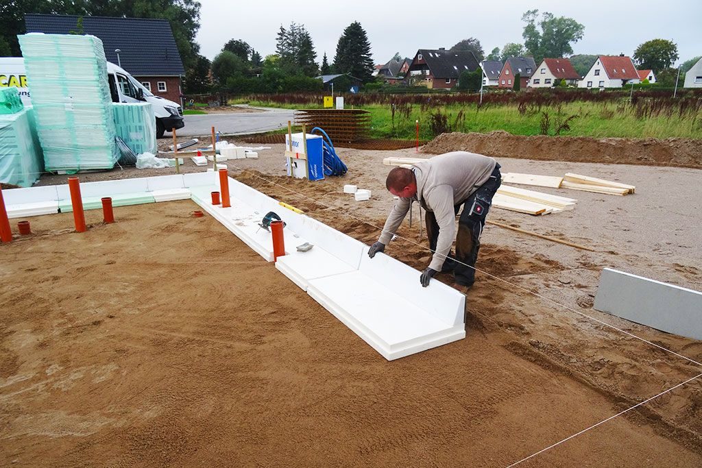 Verlegung der Randelemente – Baustellenfoto 6
