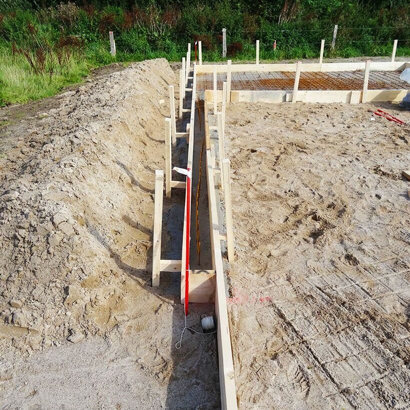 Streifenfundament – Baustellenfoto 2