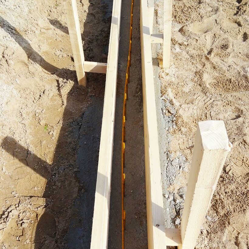 Streifenfundament – Baustellenfoto 3